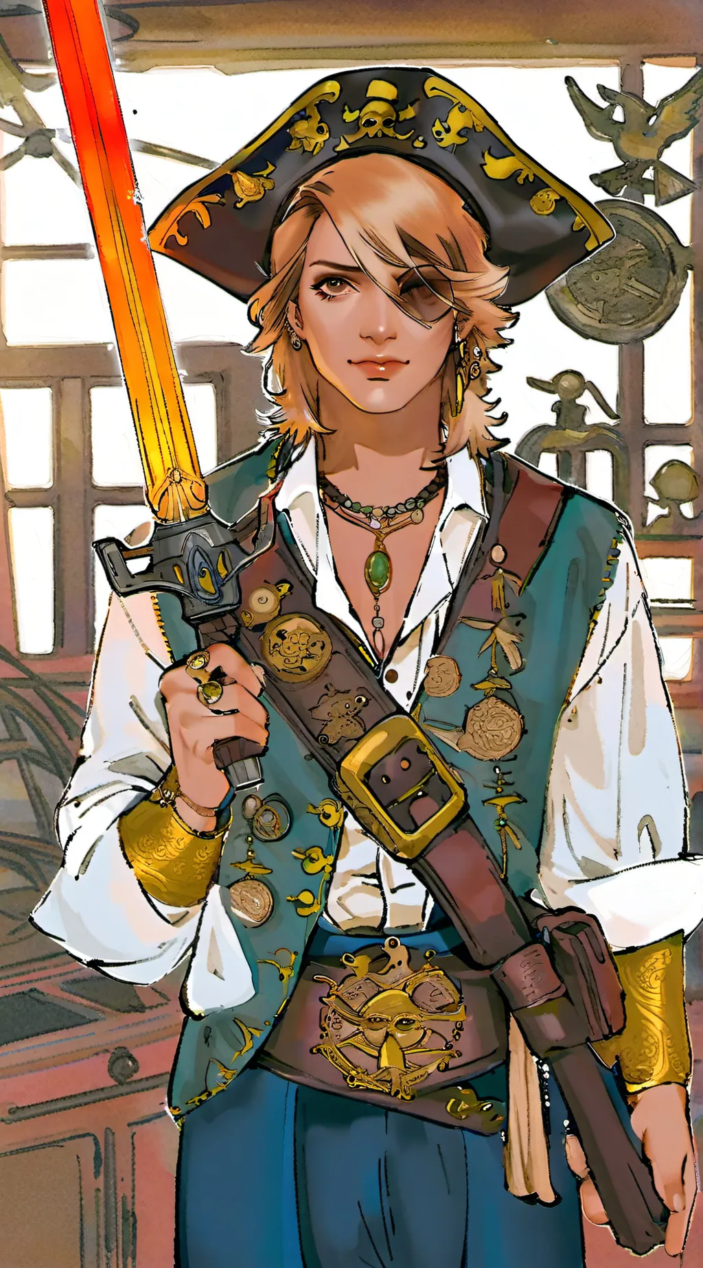 ai character: Cameron background