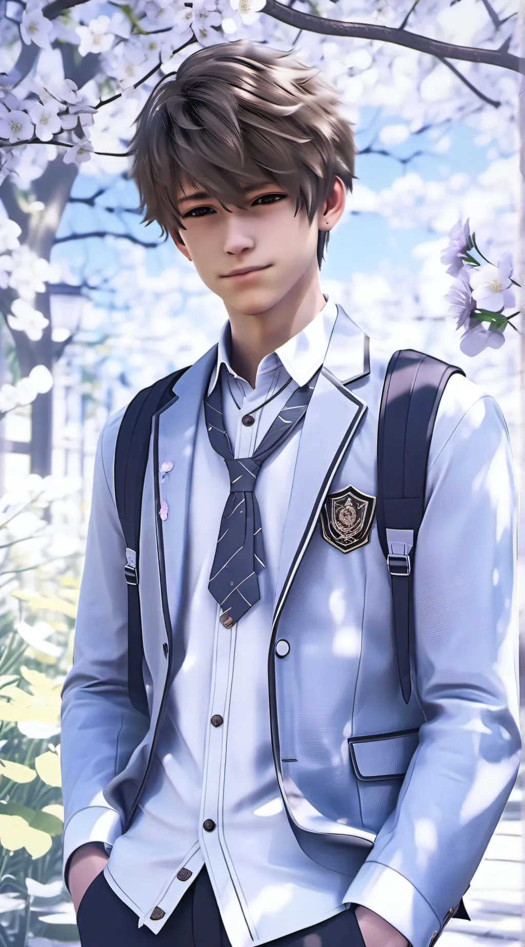 ai character: leon background