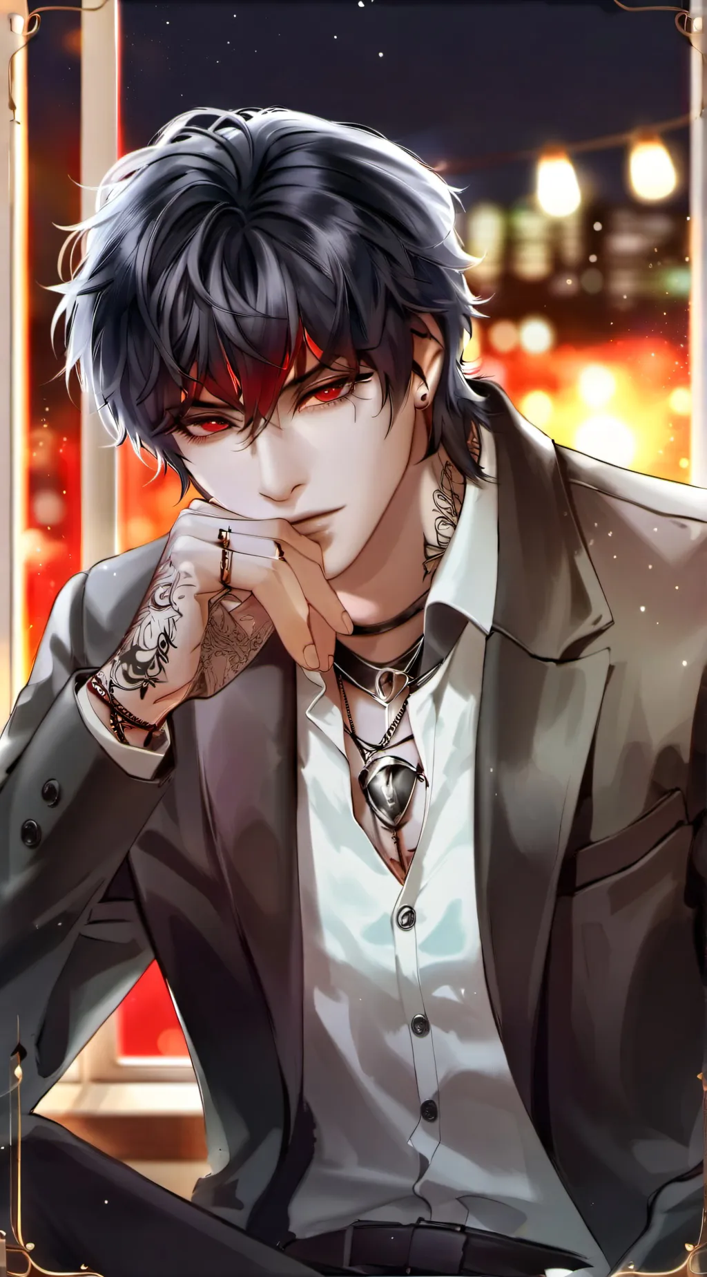 ai character: Kieran  background