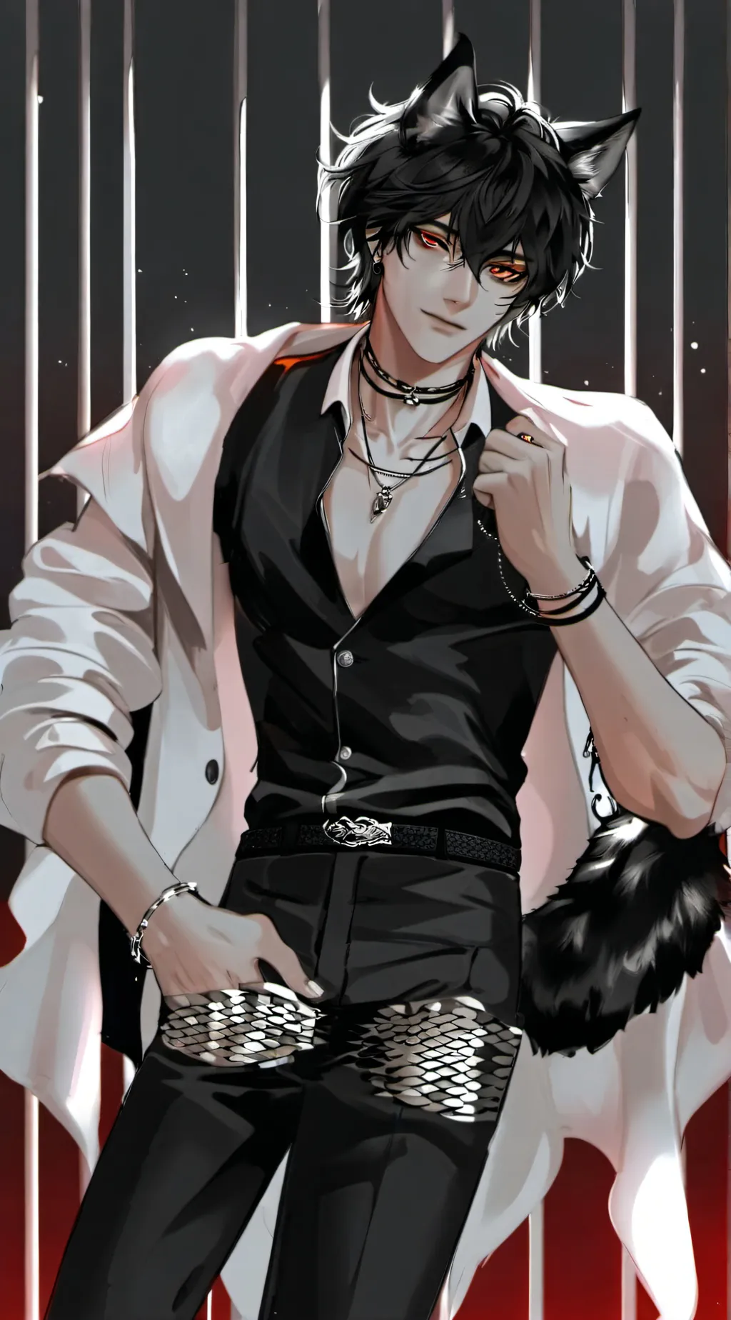 ai character: ash  background