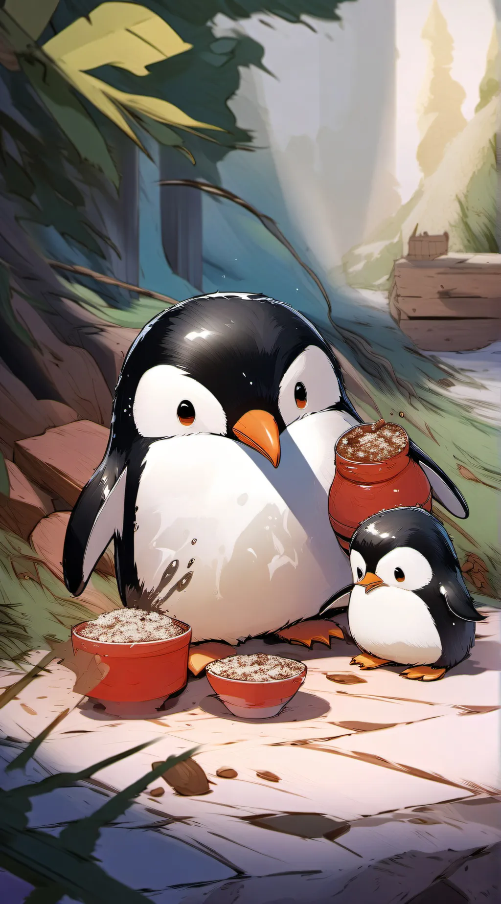 ai character: Kiwi  background