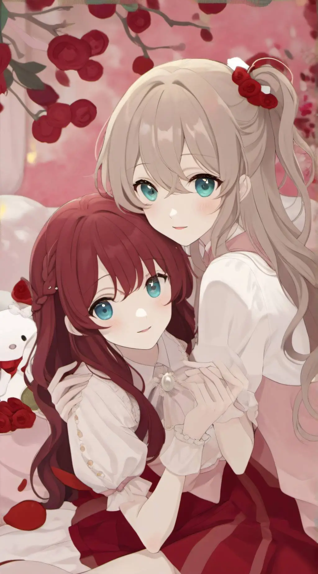 ai character: Emily and Amila  background