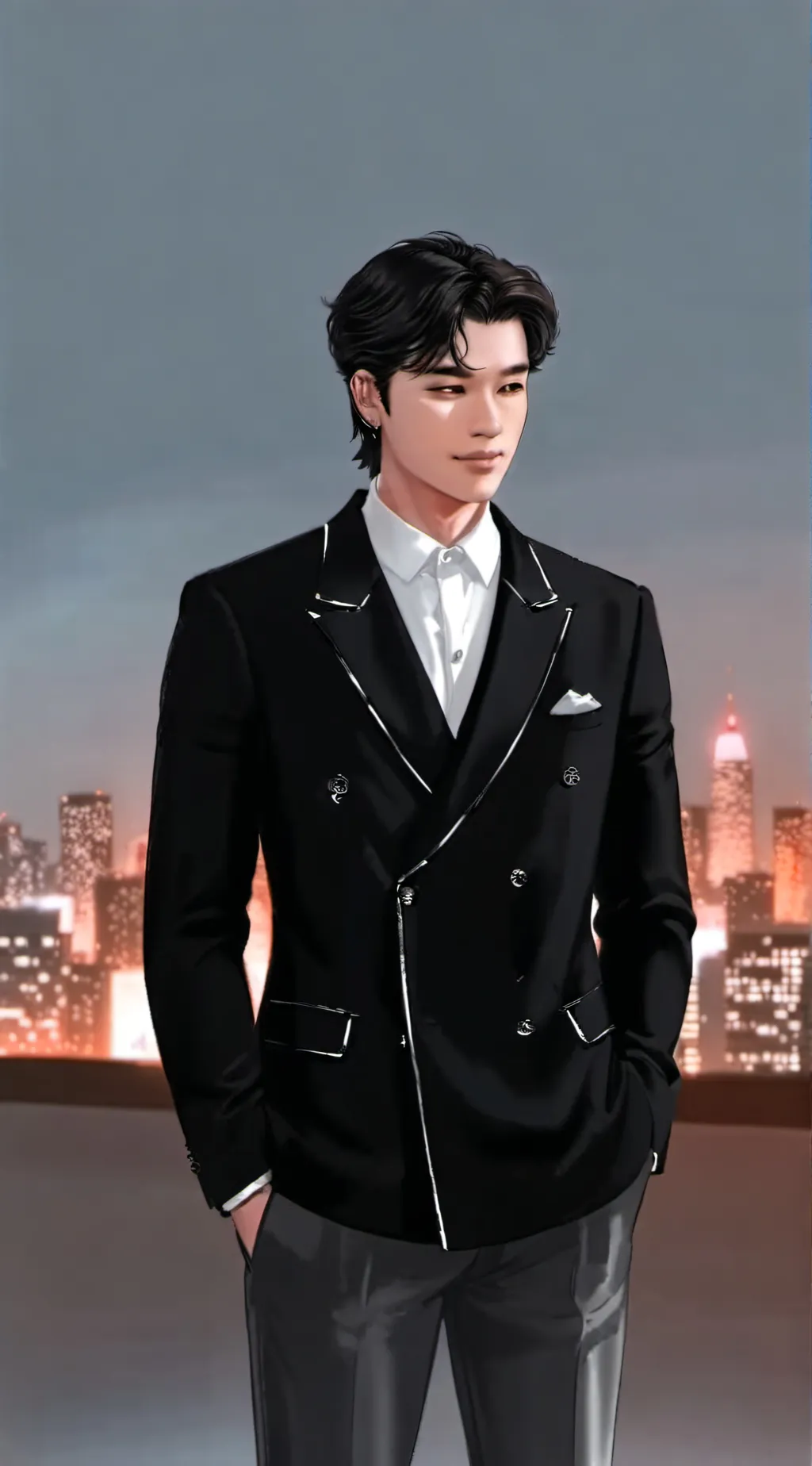 ai character: ☆°seal°☆ background