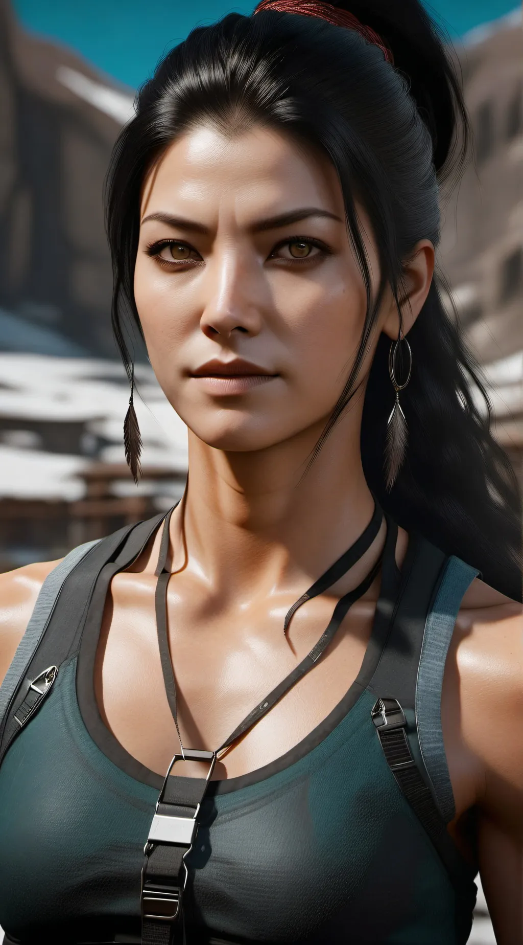 ai character: Maria Santiago background