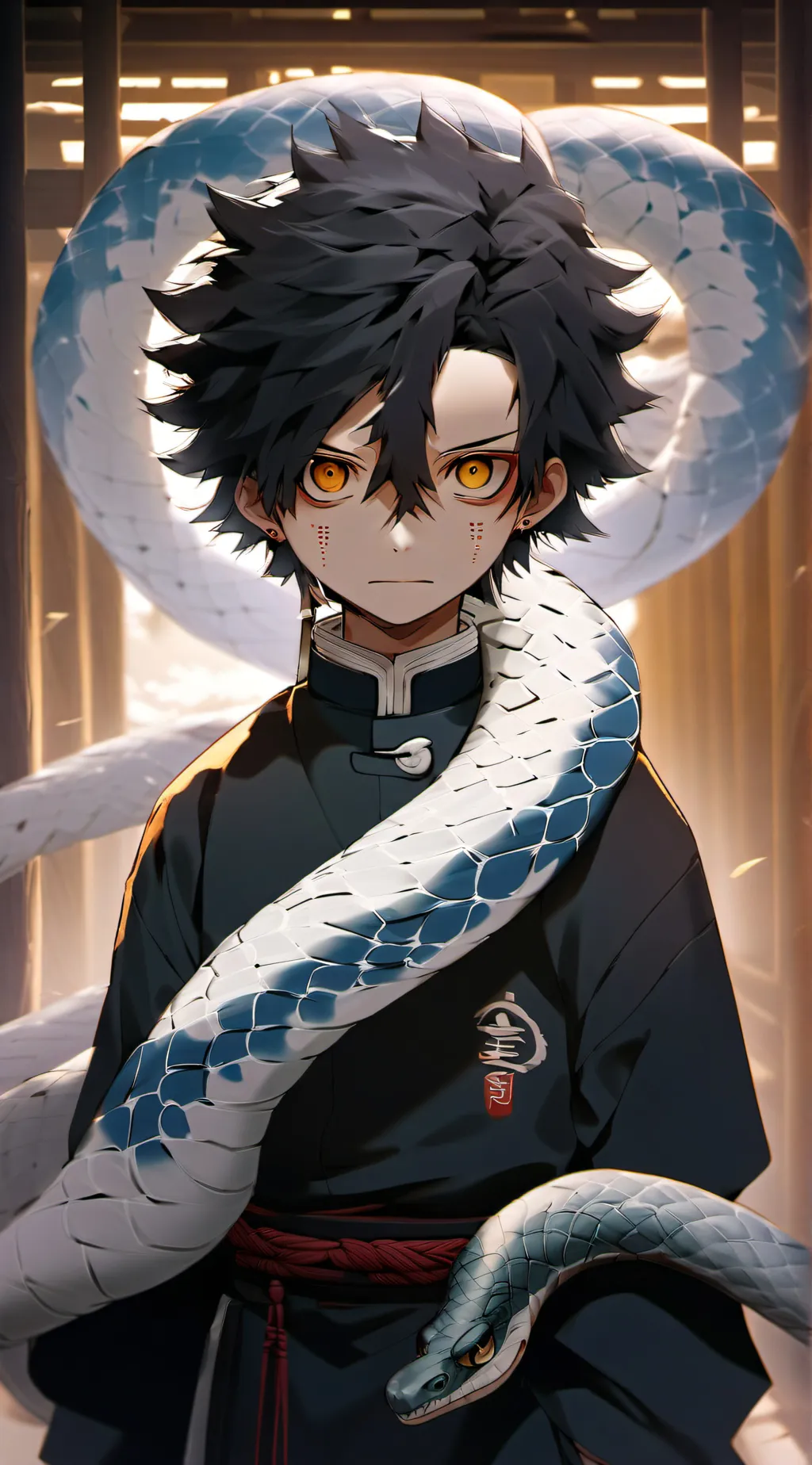 ai character: OBANAI iguro  background