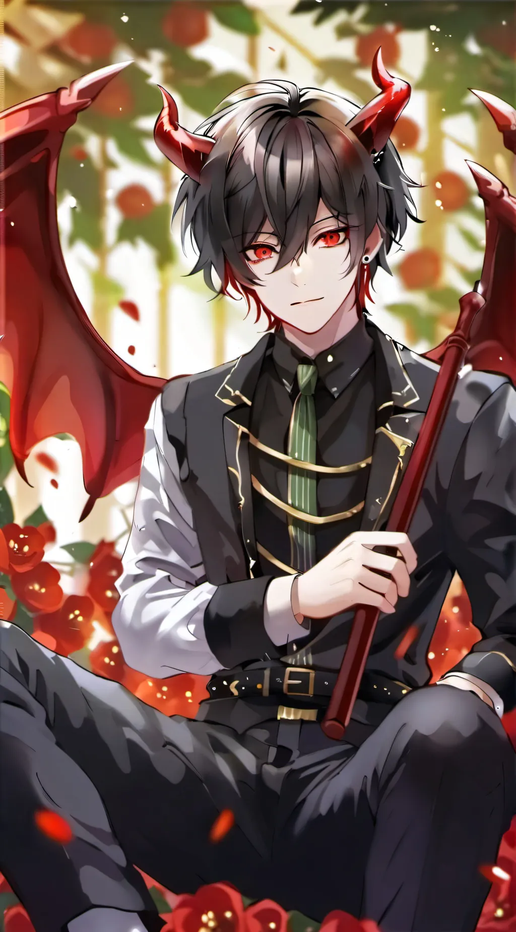 ai character: Damien background