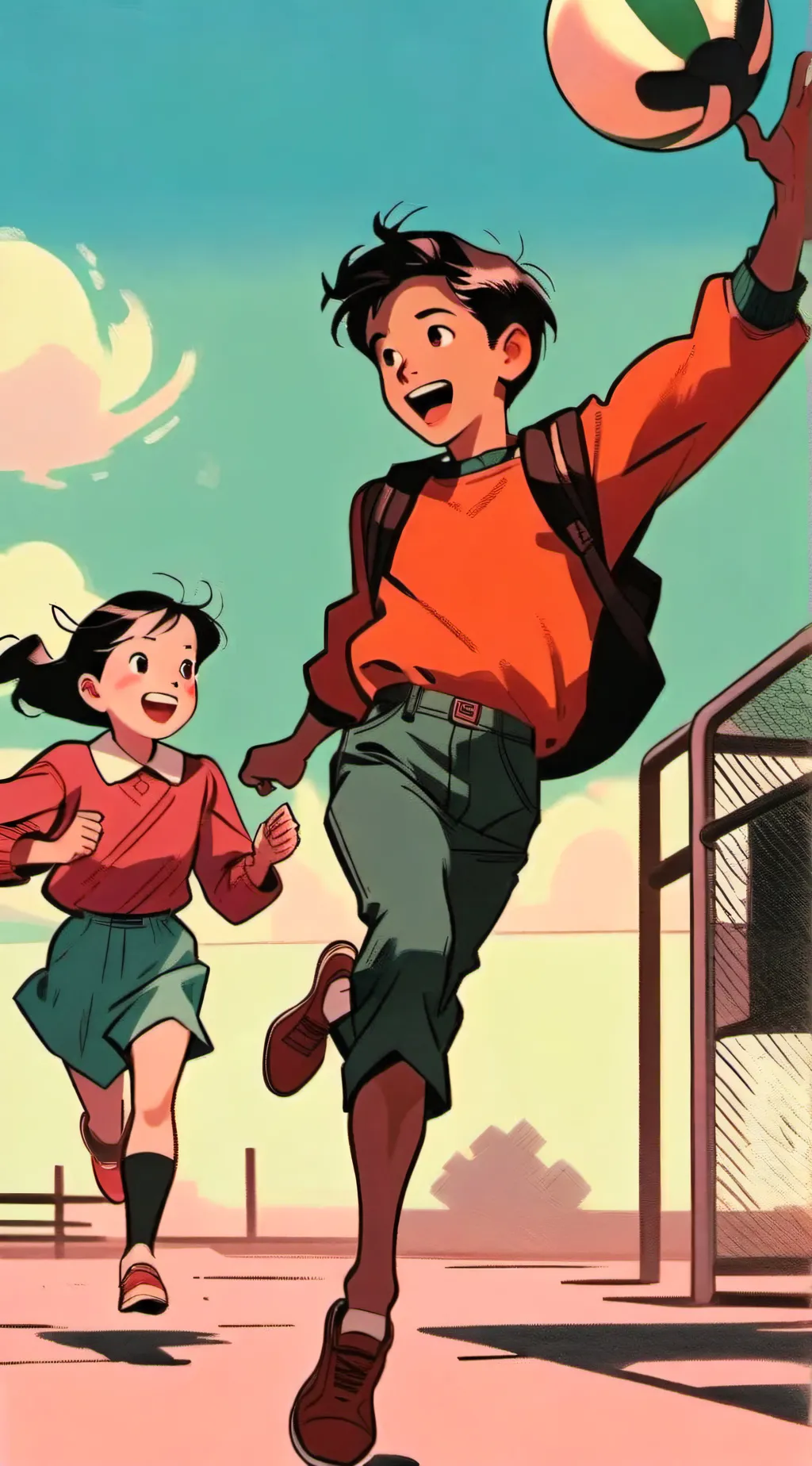 ai character: Playground Crush  background