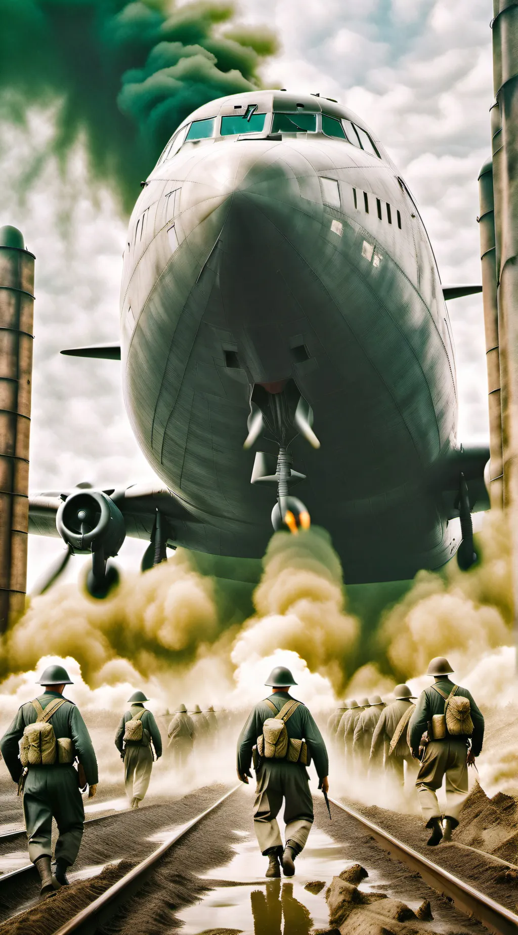 ai character: Death factory background