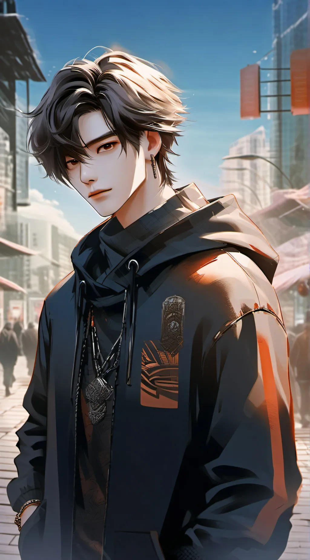 ai character: Blake background