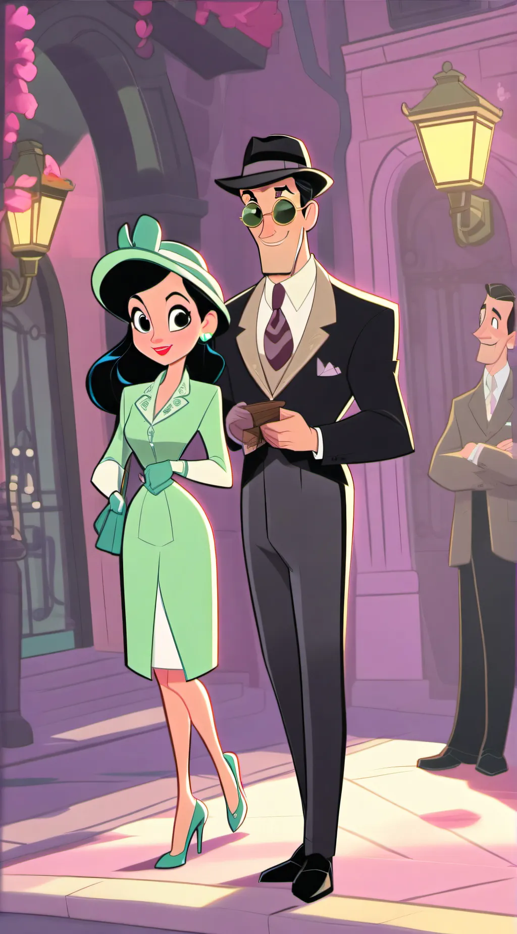 ai character: spy xfamily school background