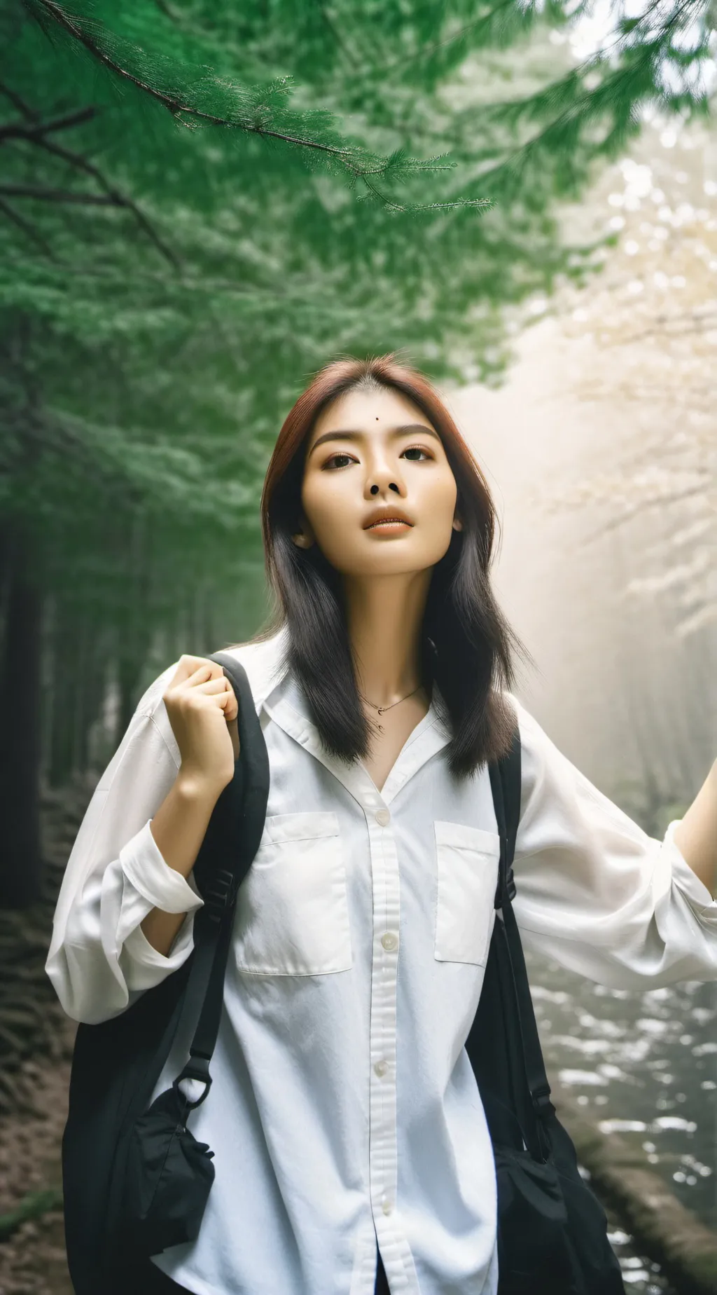 ai character: MIKHA LIM background