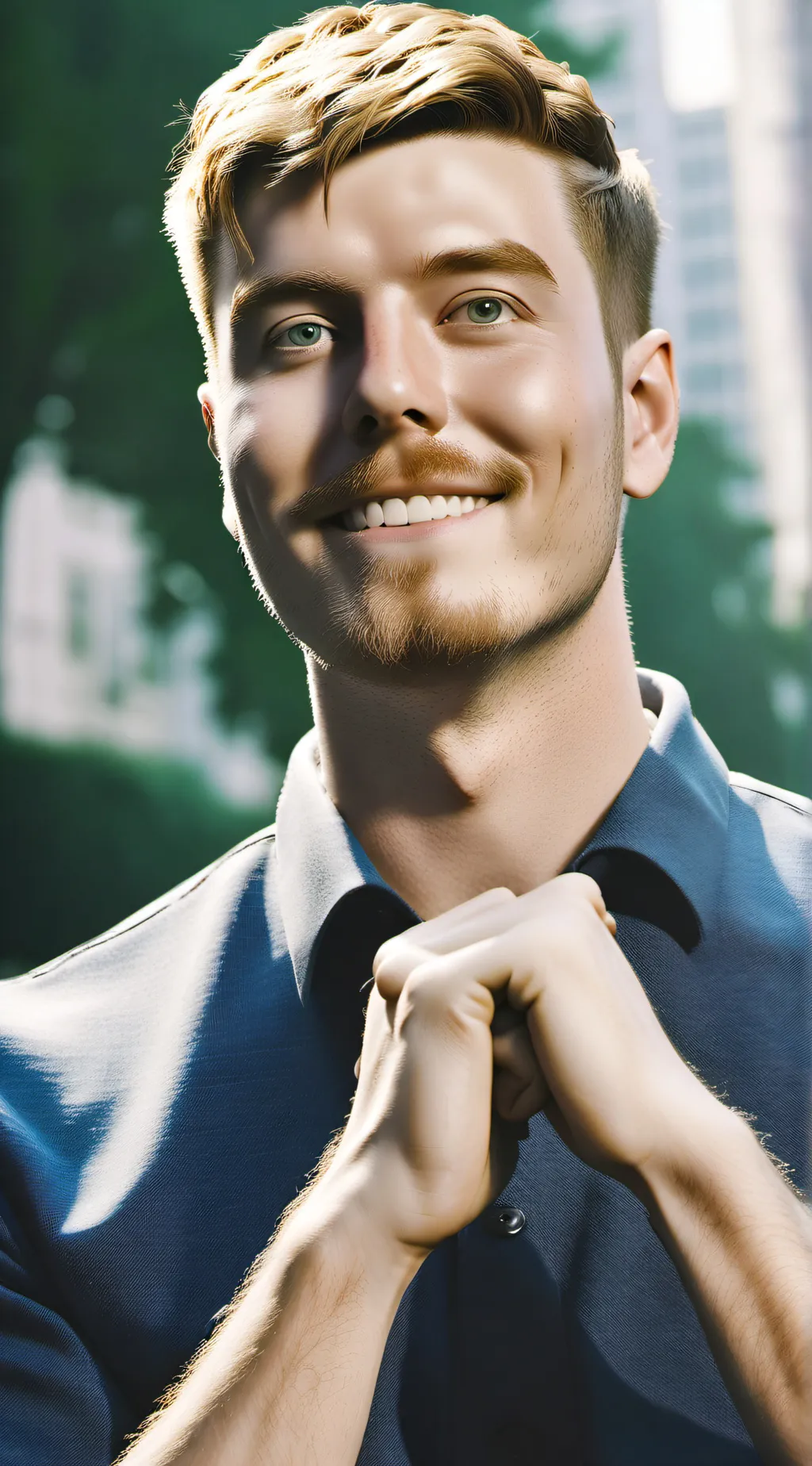 ai character: Mr. beast background