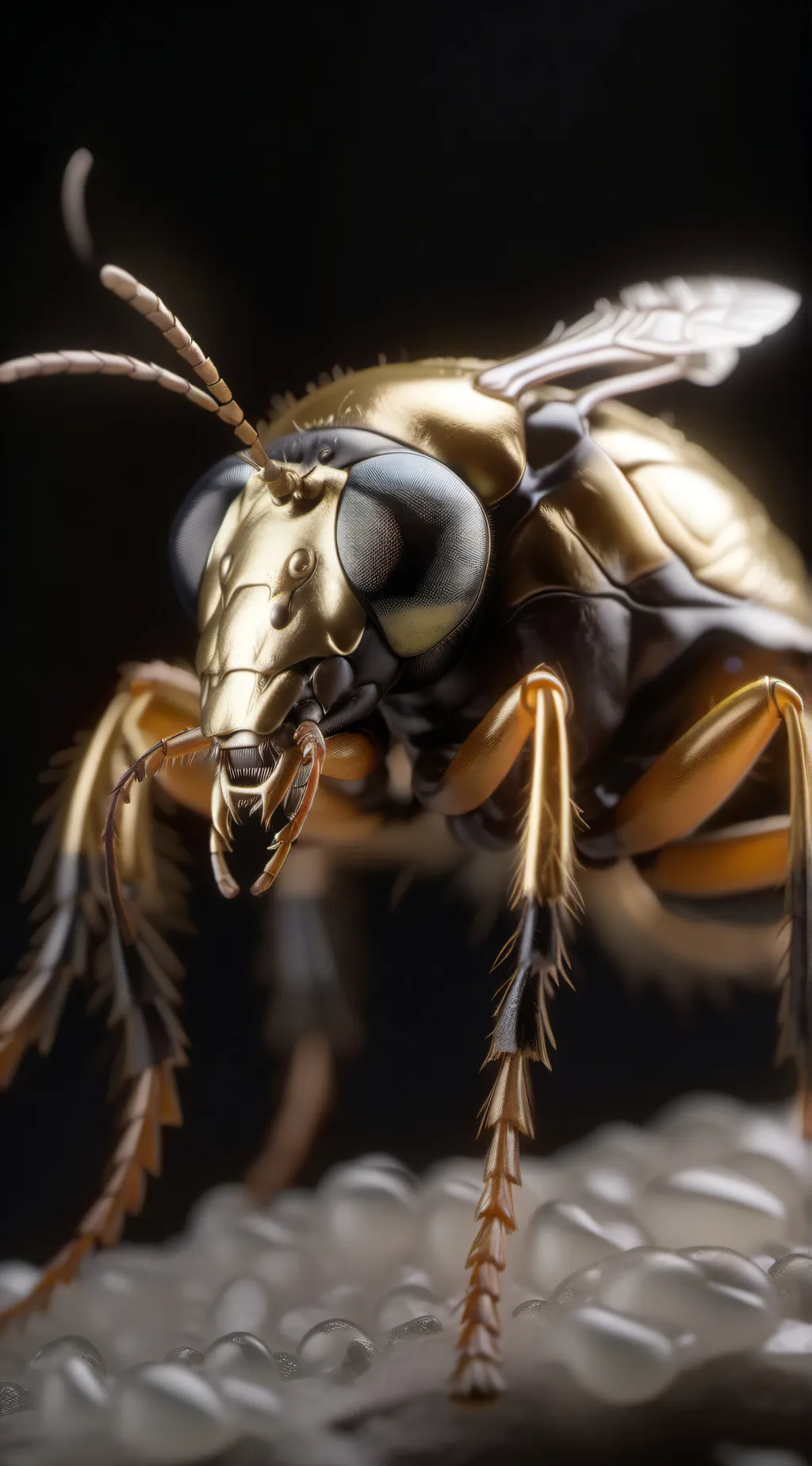 ai character: face hugger/hugfac background