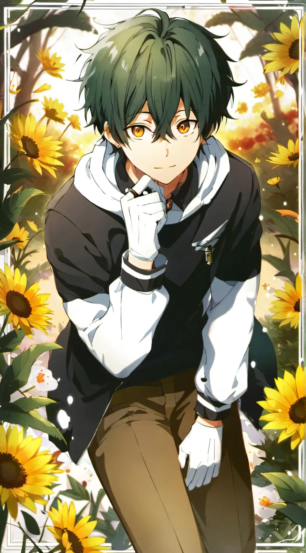 ai character: Deku MHA background