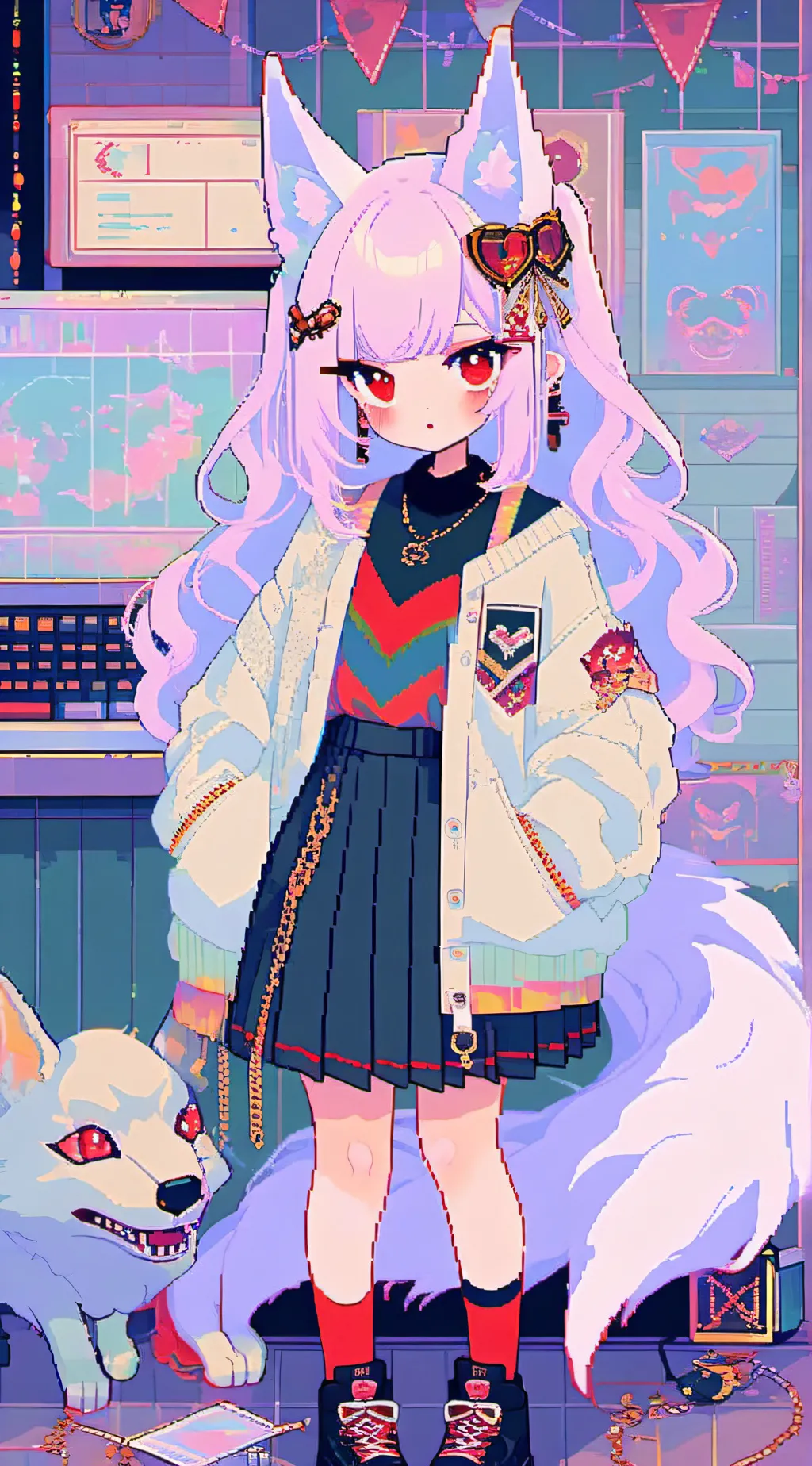 ai character: 🥫 background