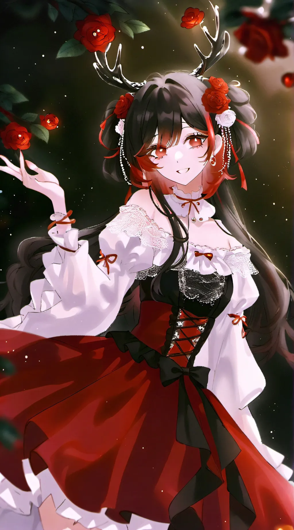 ai character: alastor et Lucifer background