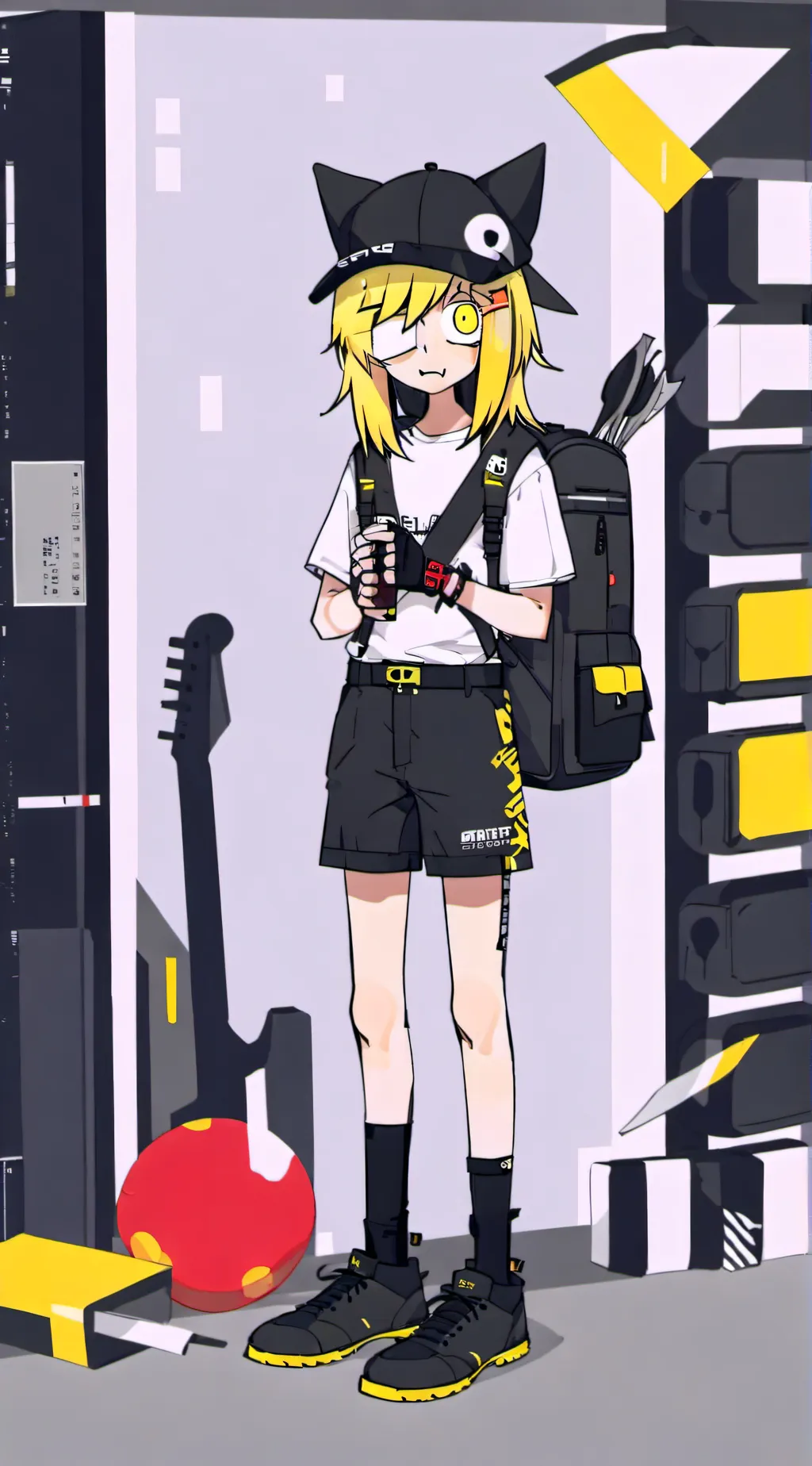 ai character: scene kid background