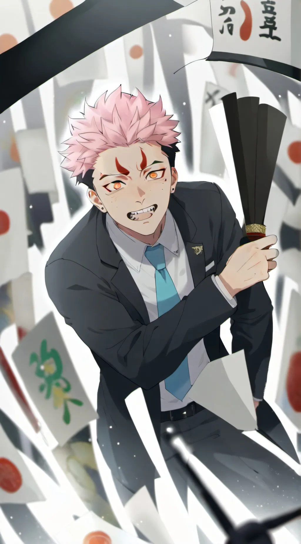 ai character: sukuna background