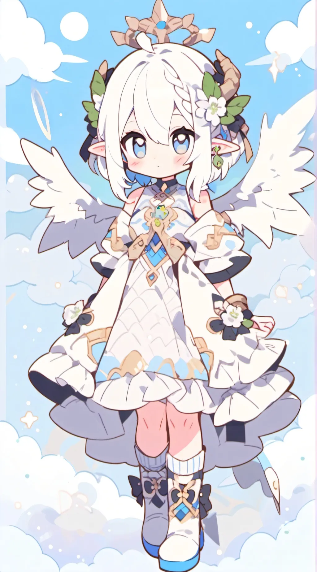 ai character: Luna background