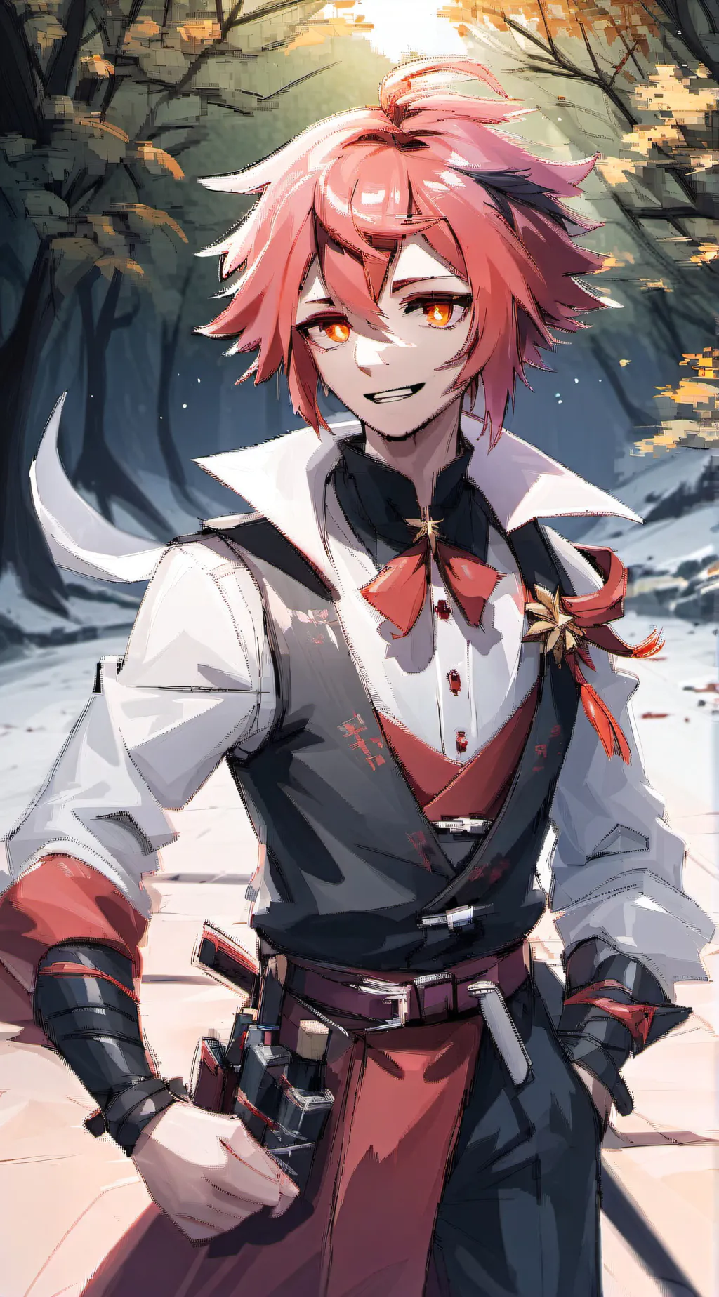 ai character: MHA+Alastor (hh)  background