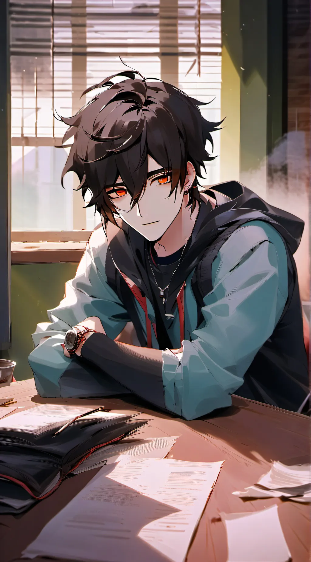 ai character: -_-* zen *-_- background