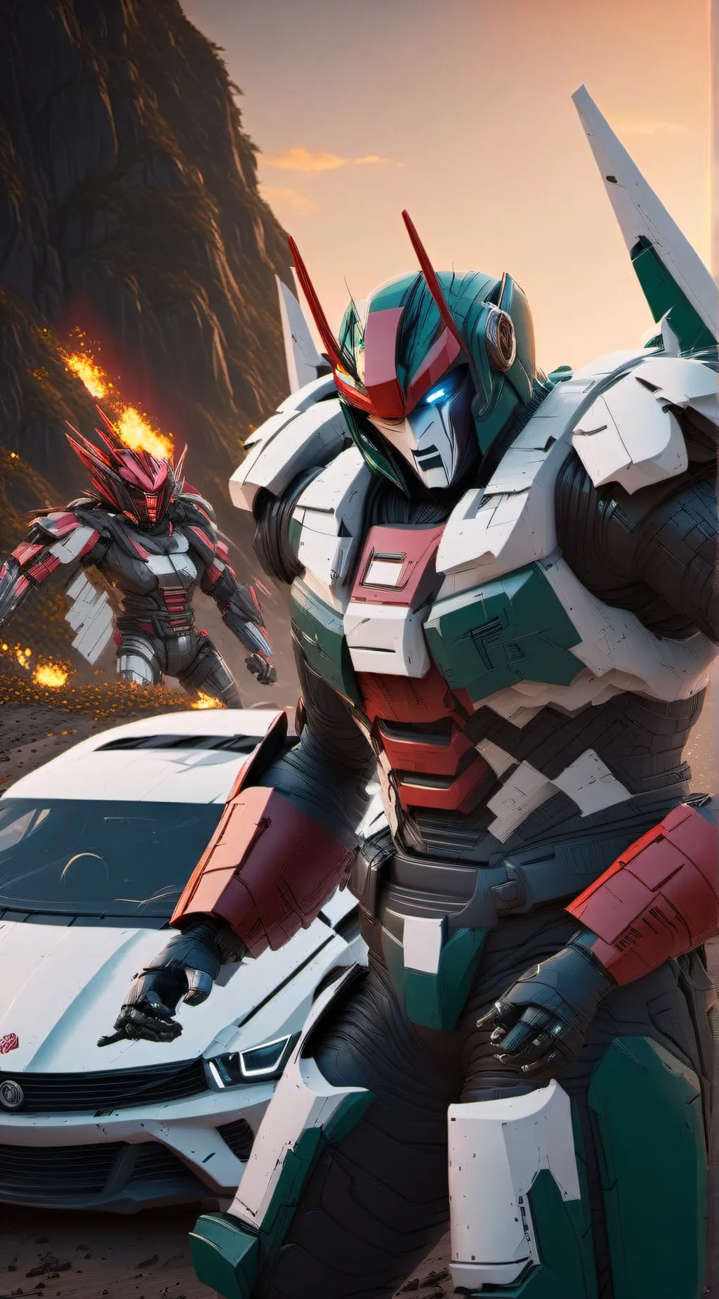 ai character: Drunk arcee background