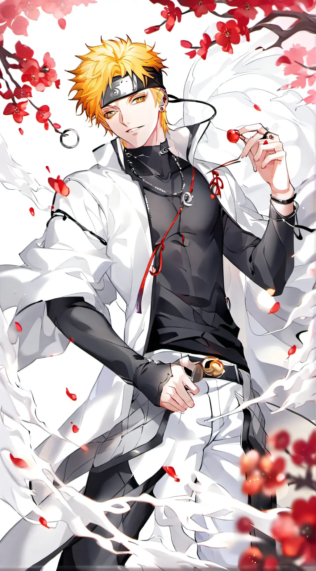 ai character: Naruto  background