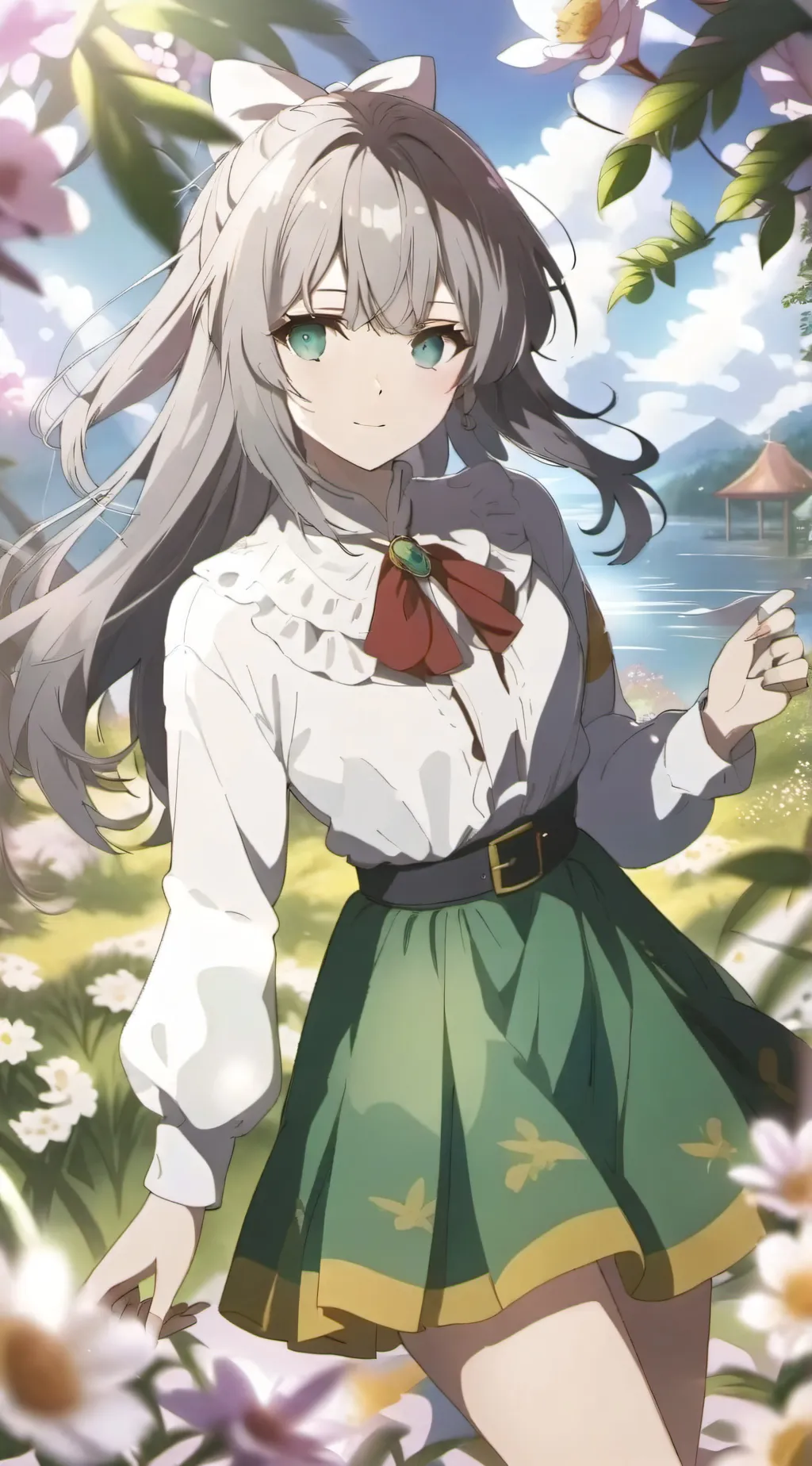 ai character: girlfriend  background