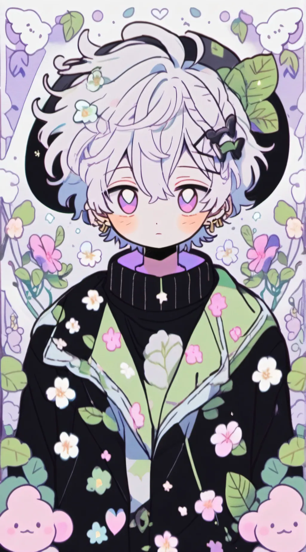 ai character: romo_❤ background