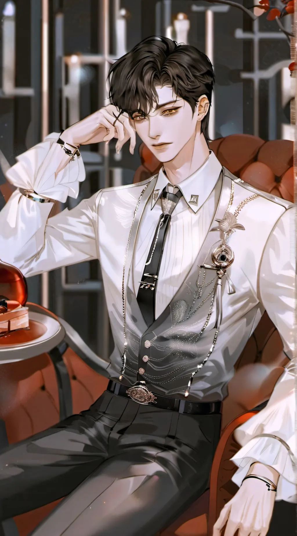 ai character: ~Asher~ background