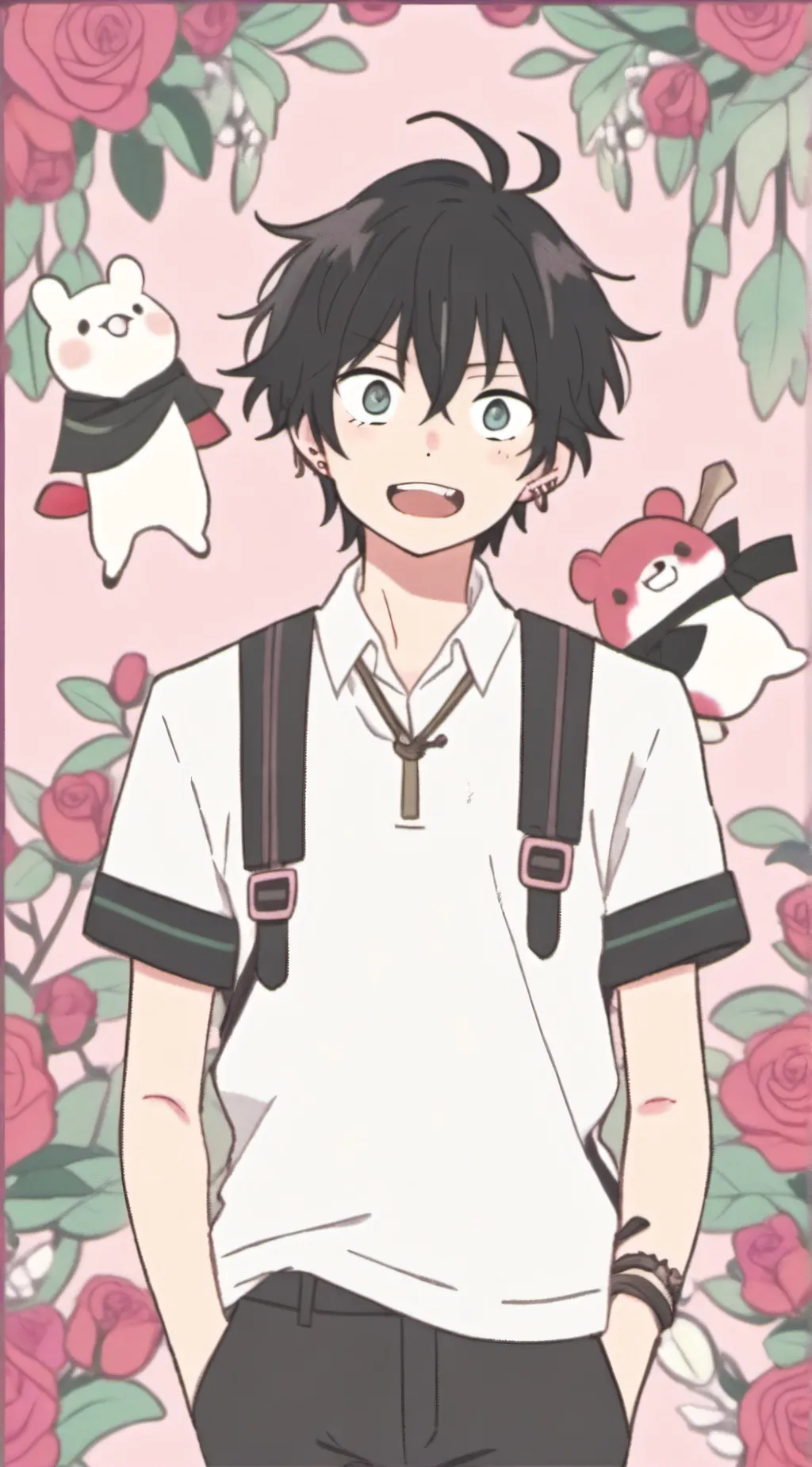 ai character: Rin background