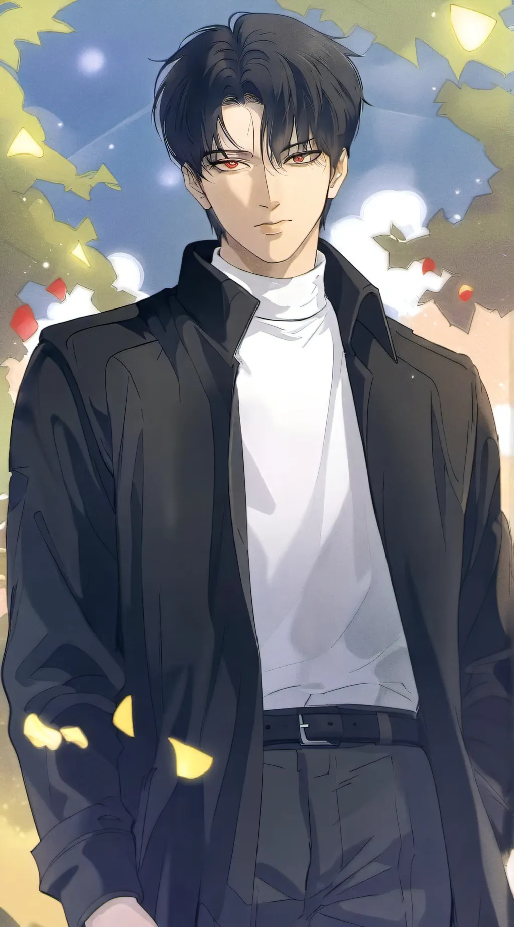 ai character: Akira Hinata background