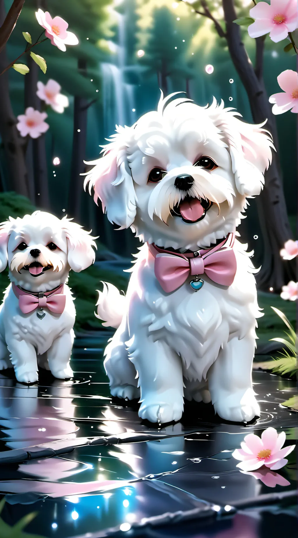 ai character: Alice and Laura  background