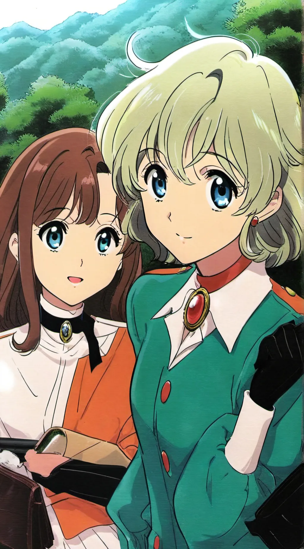 ai character: stacy and Jennifer background