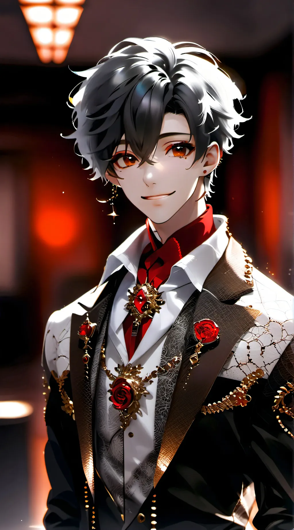 ai character: Bakugo  background