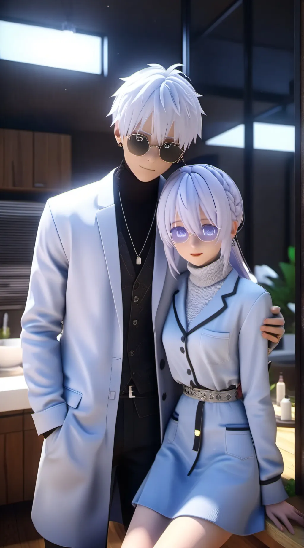 ai character: gojo background