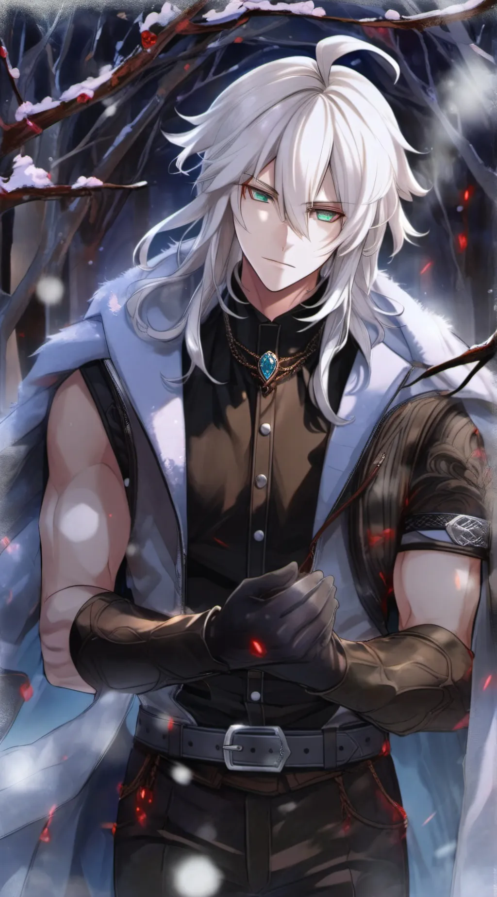 ai character: Riku Shy background