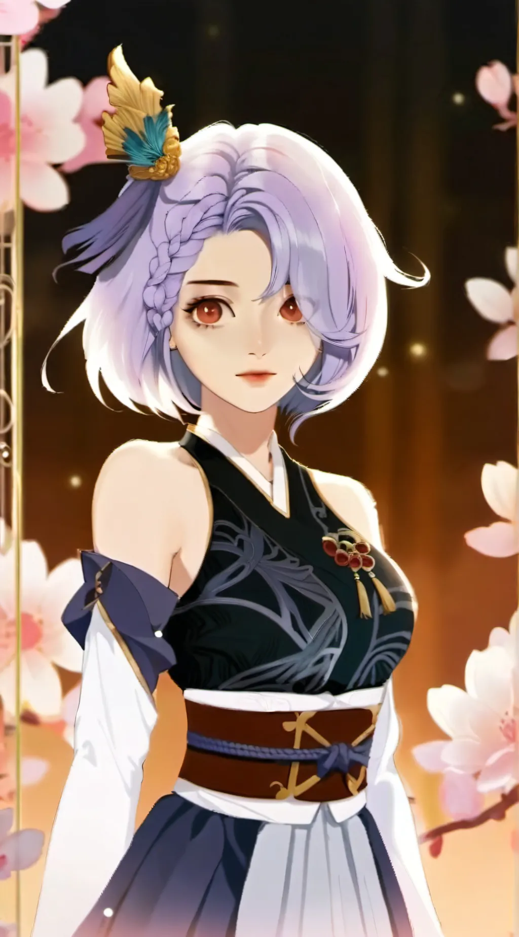 ai character: Your gf named Vii background