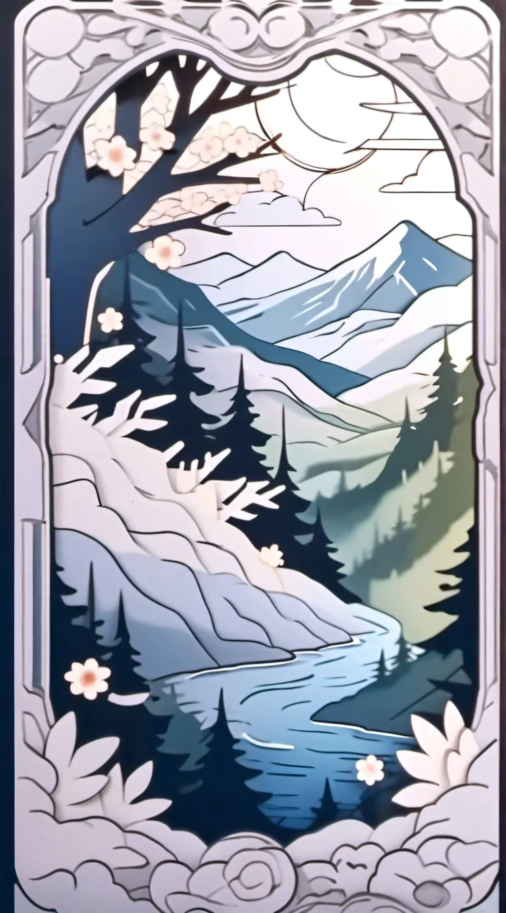 ai character:  SMILING CRITTERS background