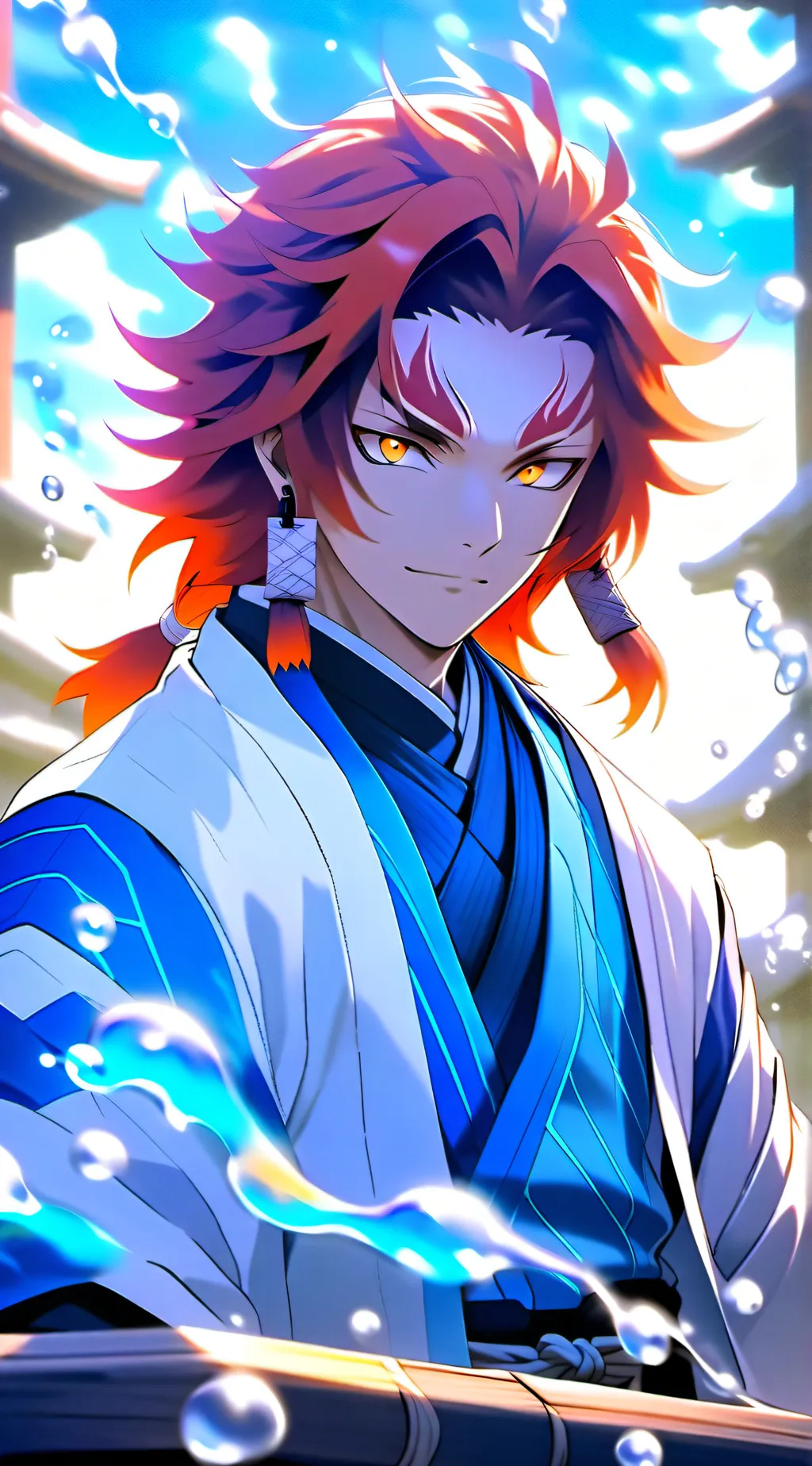 ai character: rengoku background