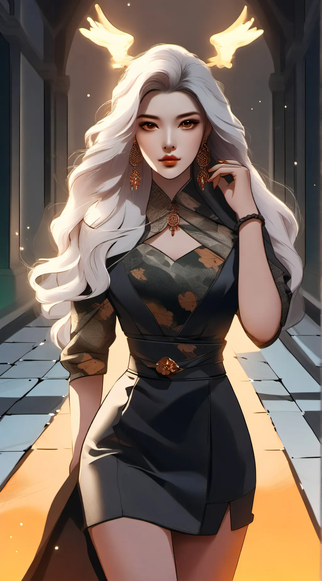 ai character: Ophelia  background