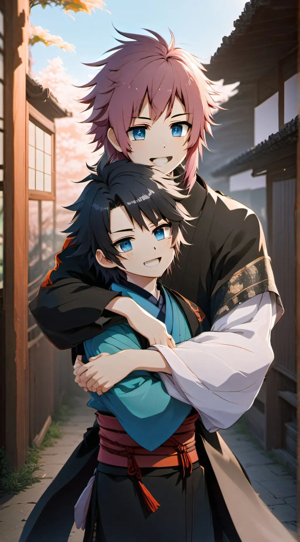 ai character: Giyu x Sabito background