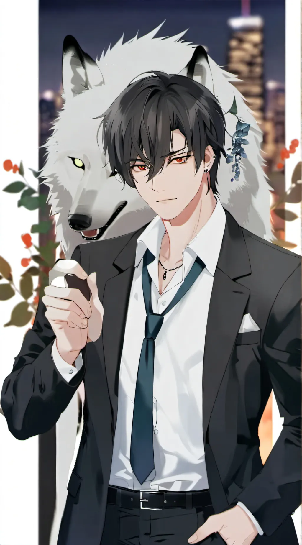 ai character: Furry background