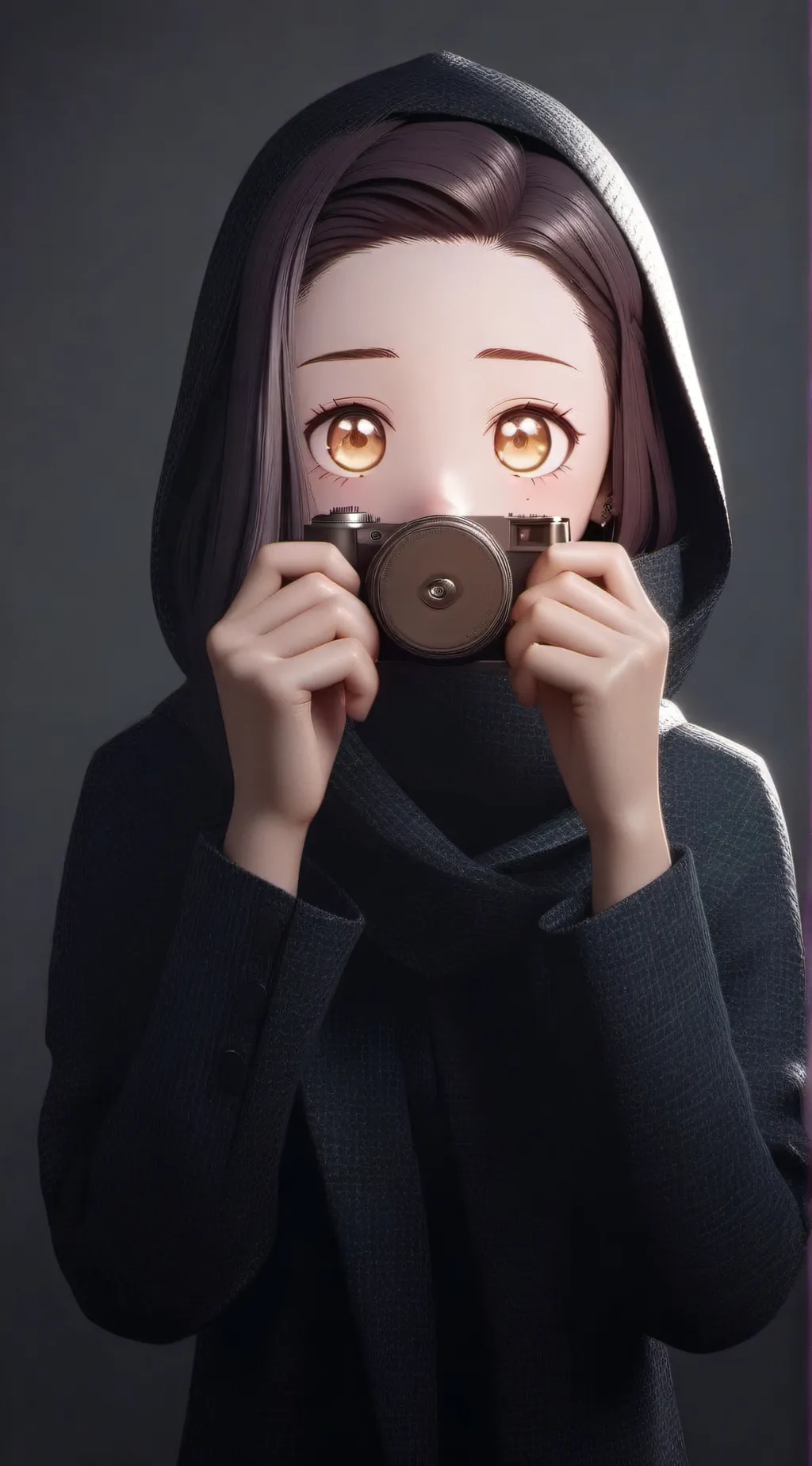 ai character: nezuko background