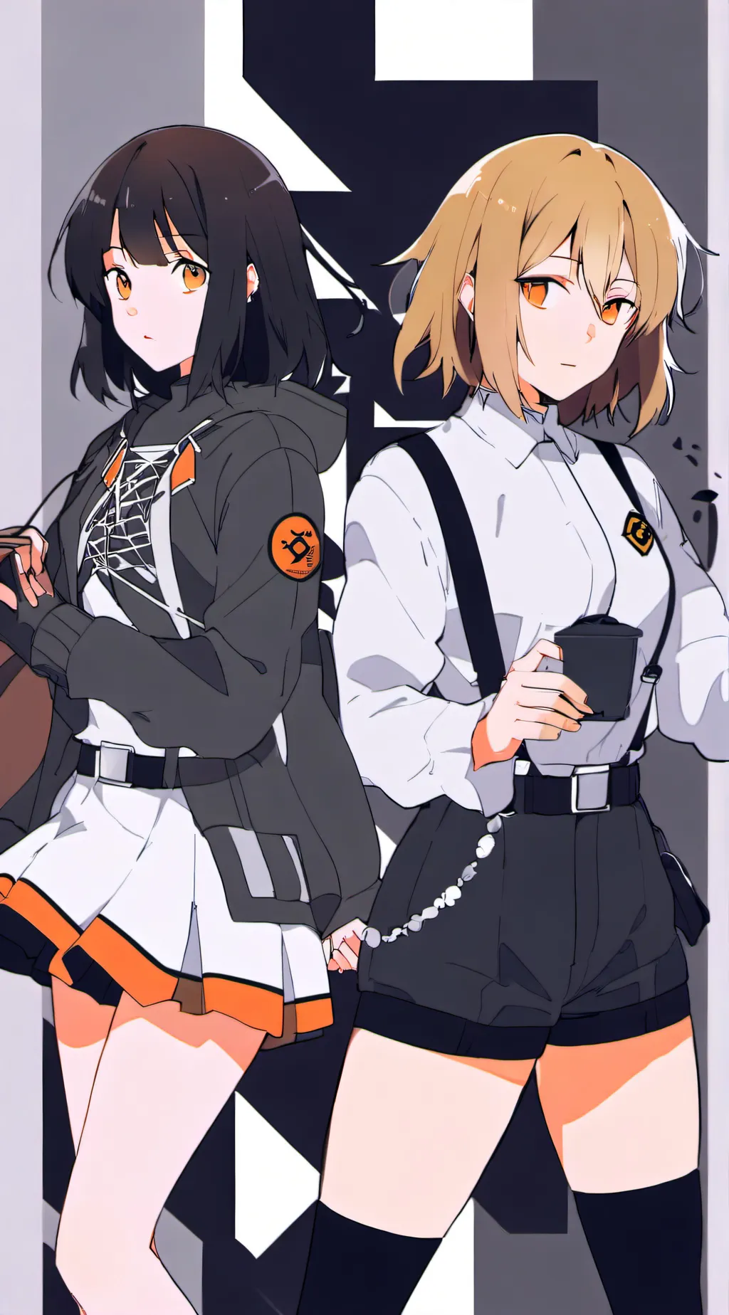 ai character: · Dani & Aoki · background