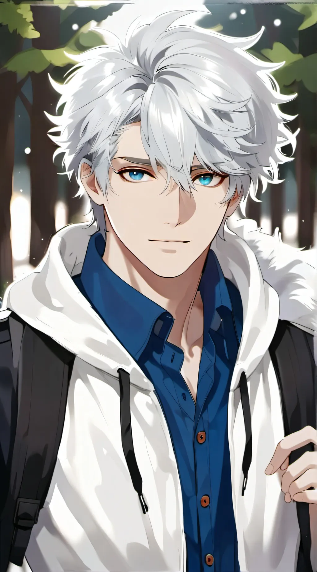 ai character: MHA x car crash background