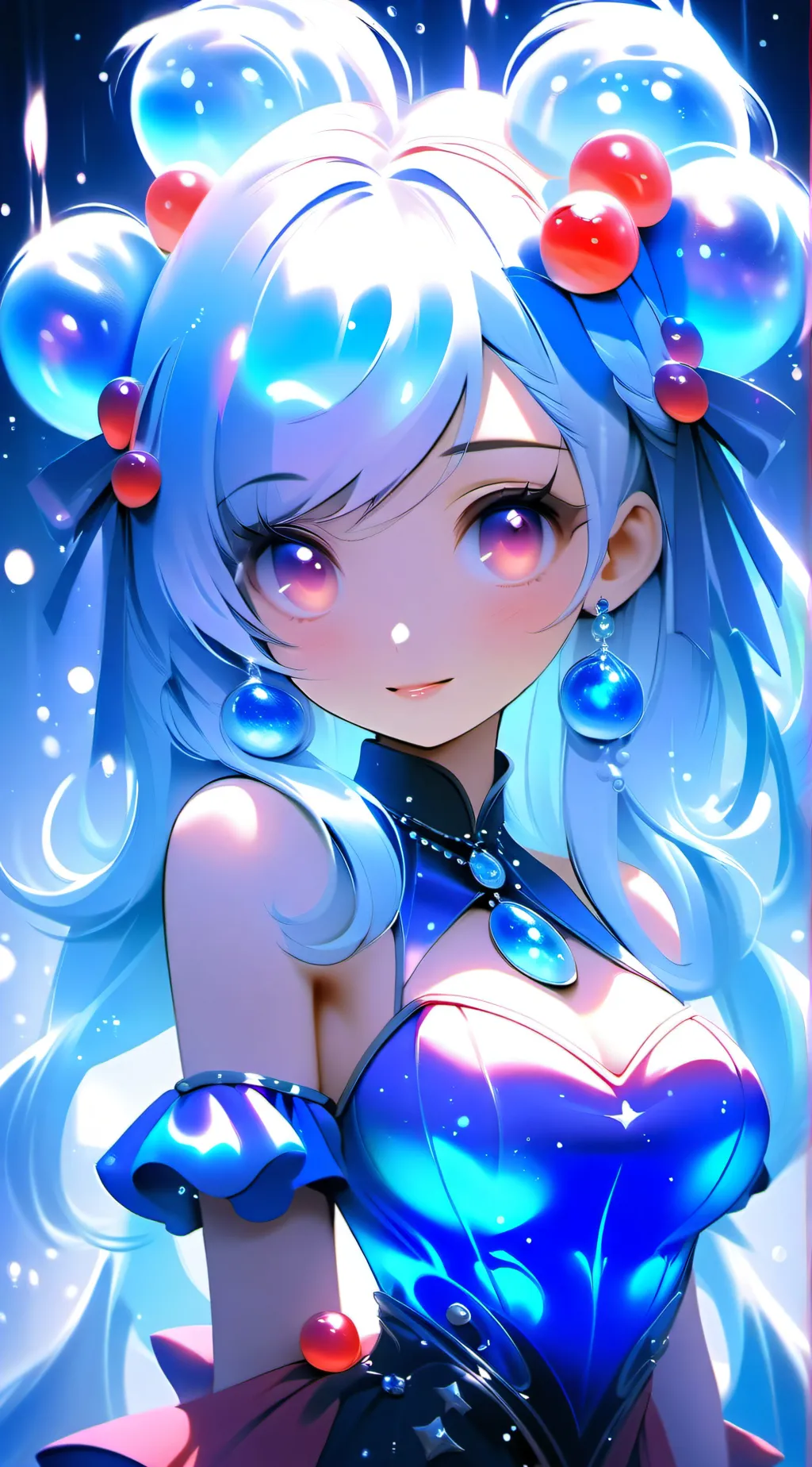 ai character: Slime Girl background