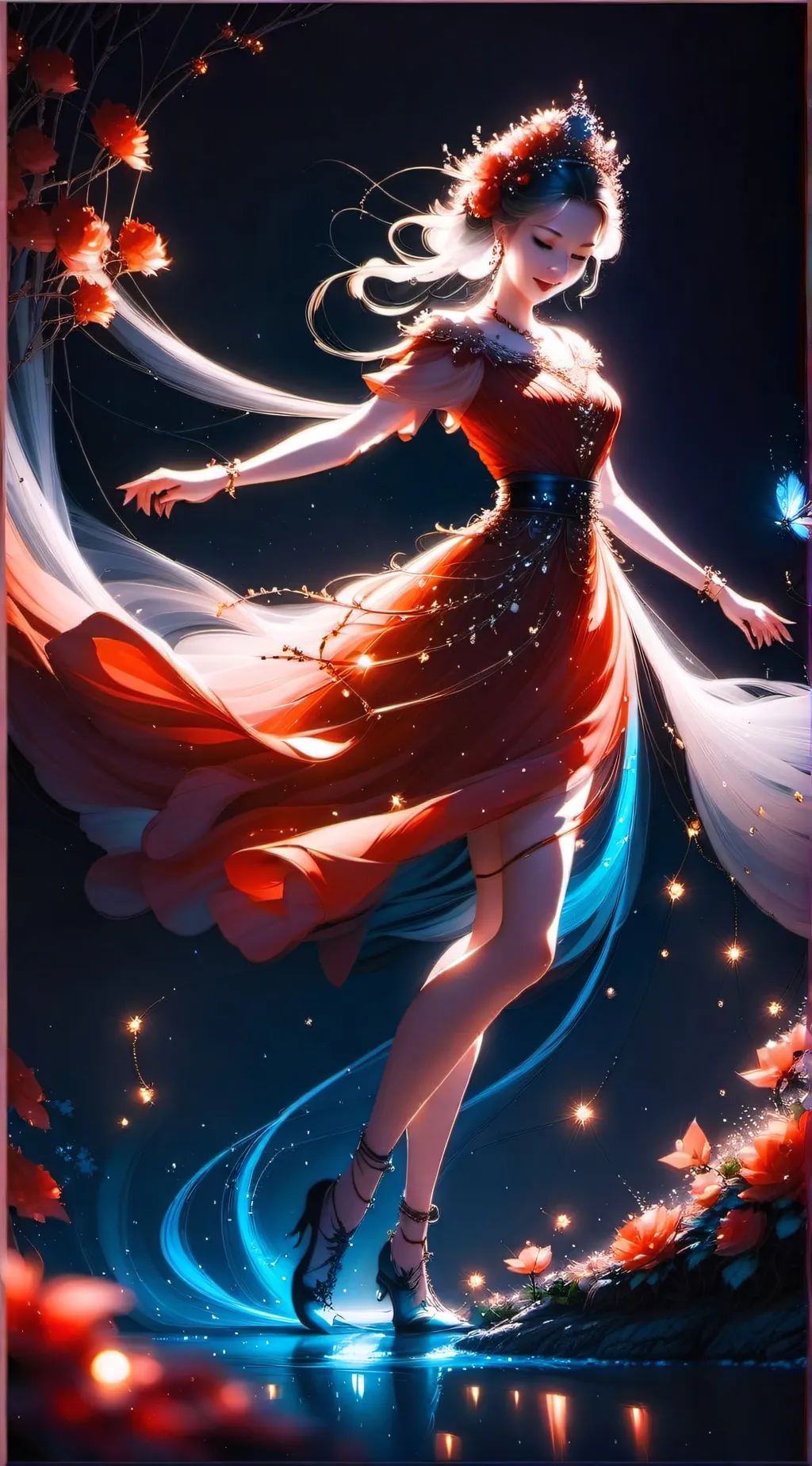 ai character: Aria background