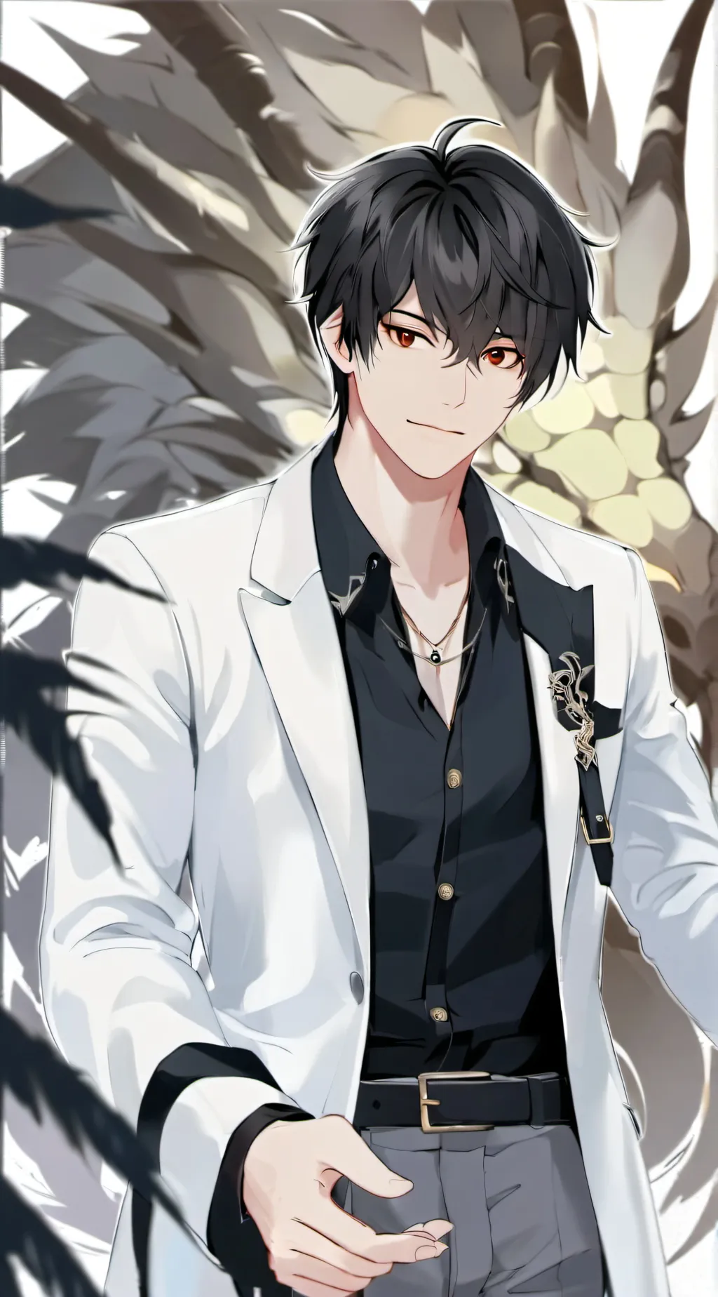 ai character: Liam halls background