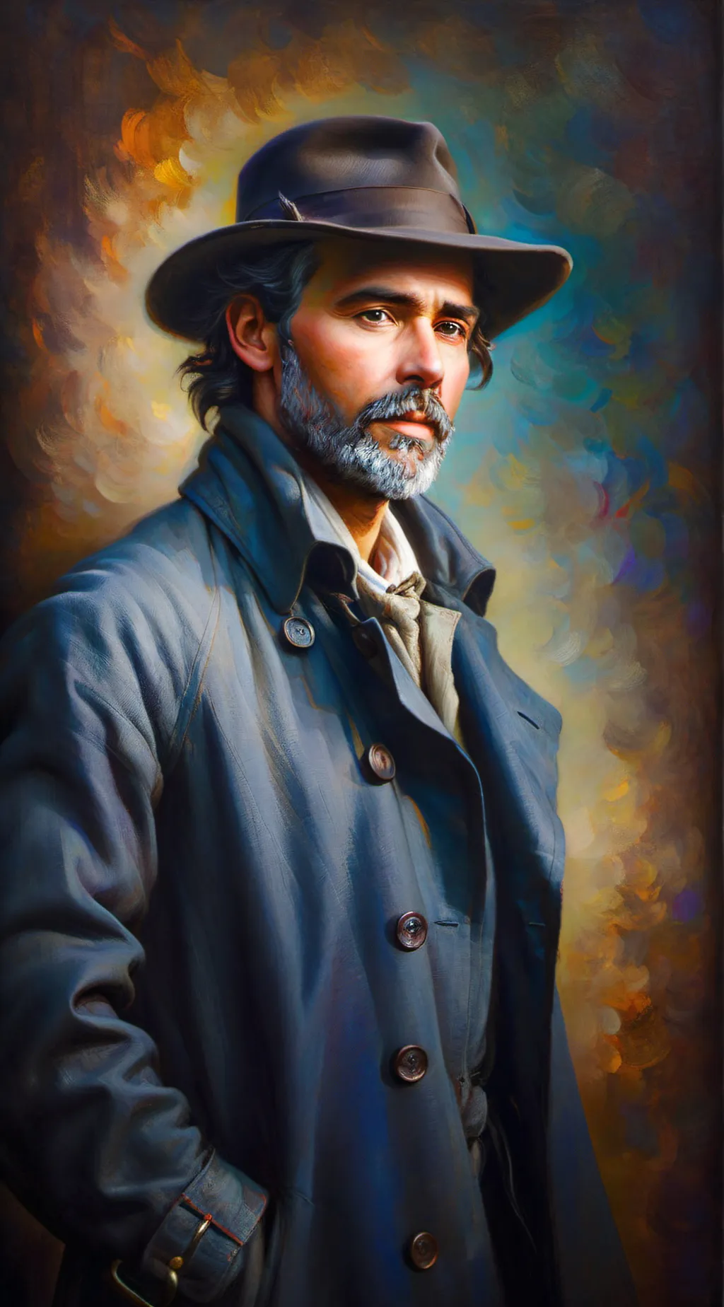 ai character: Gerald Holbrook  background